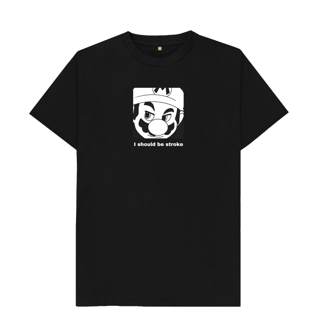 Black I Should Be Stroke T-Shirt