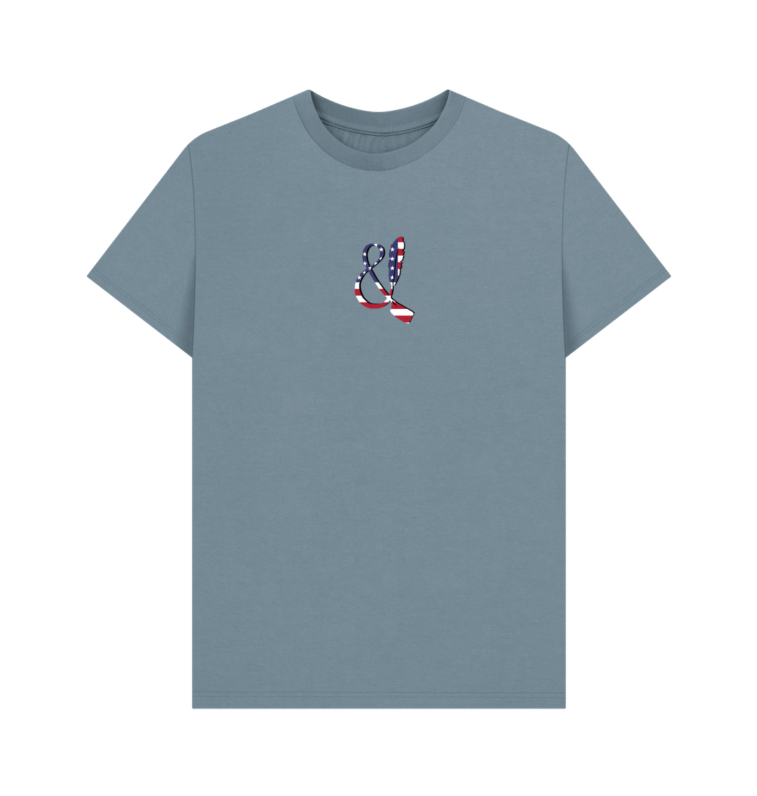 Stone Blue Stars & Stripes Tee