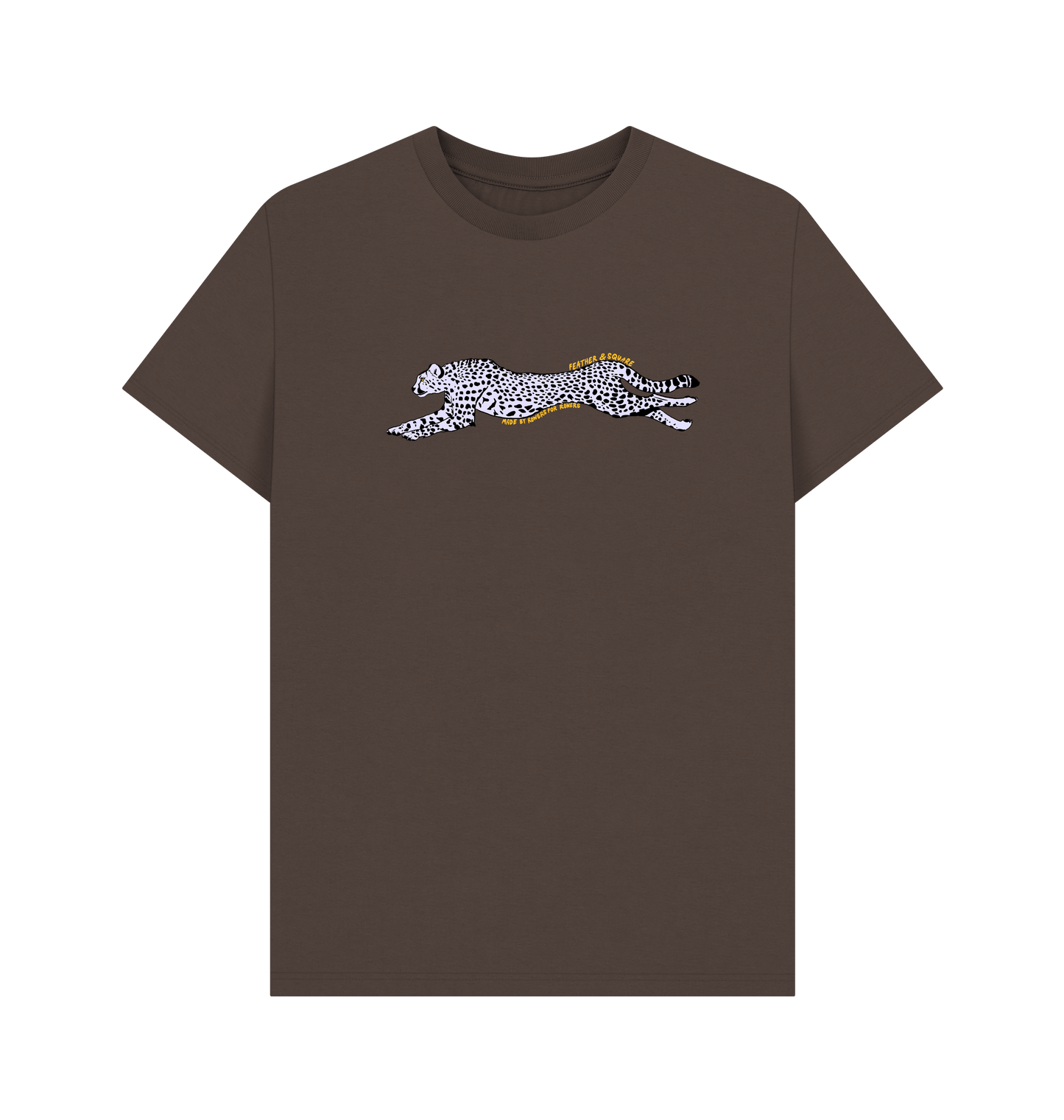 Chocolate Printed T-shirt Front