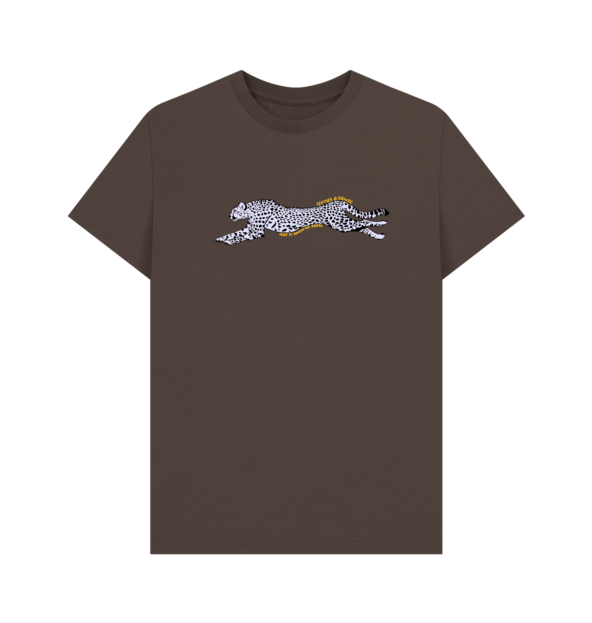 Chocolate Printed T-shirt Front