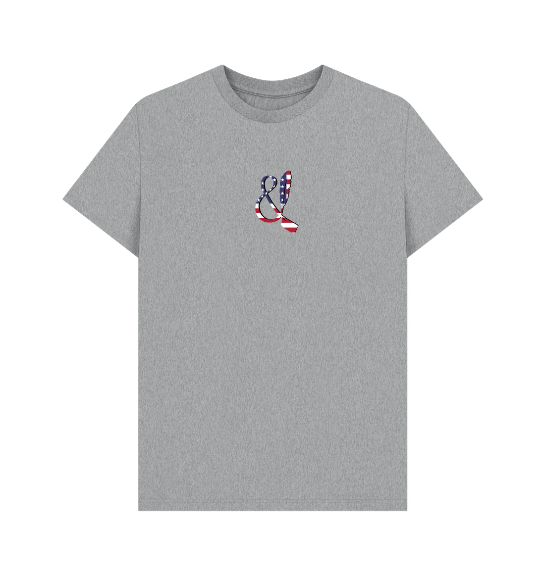 Athletic Grey Stars & Stripes Tee