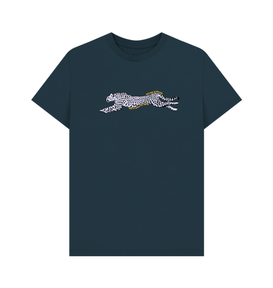 Denim Blue Printed T-shirt Front