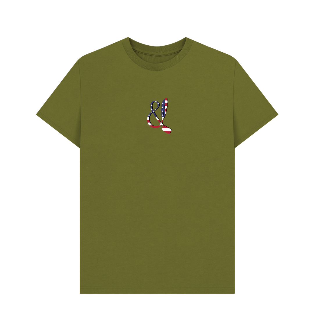 Moss Green Stars & Stripes Tee